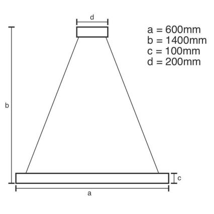 Dimmbarer LED-Kristallkronleuchter an einer Aufhängung LED/40W/230V 3000-6500K glänzendes Chrom + Fernbedienung
