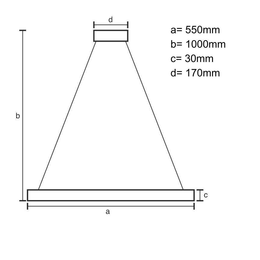 Dimmbarer LED-Kronleuchter an Aufhängung LED/70W/230V 3000-6500K weiß + Fernbedienung