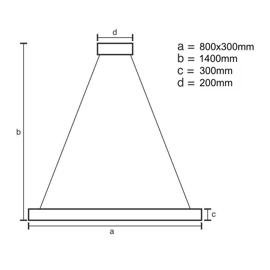 Dimmbarer LED-Kristallkronleuchter an Schnur LED/110W/230V 3000-6500K golden + Fernbedienung