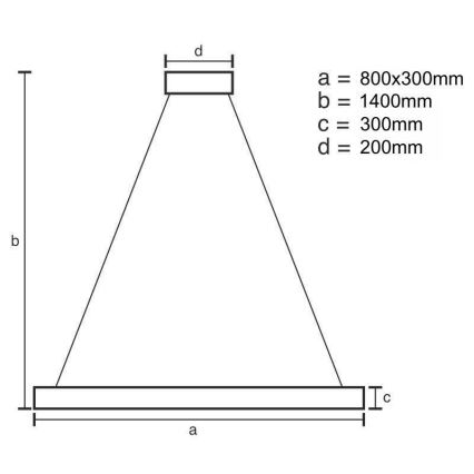 Dimmbarer LED-Kristallkronleuchter an Schnur LED/110W/230V 3000-6500K golden + Fernbedienung