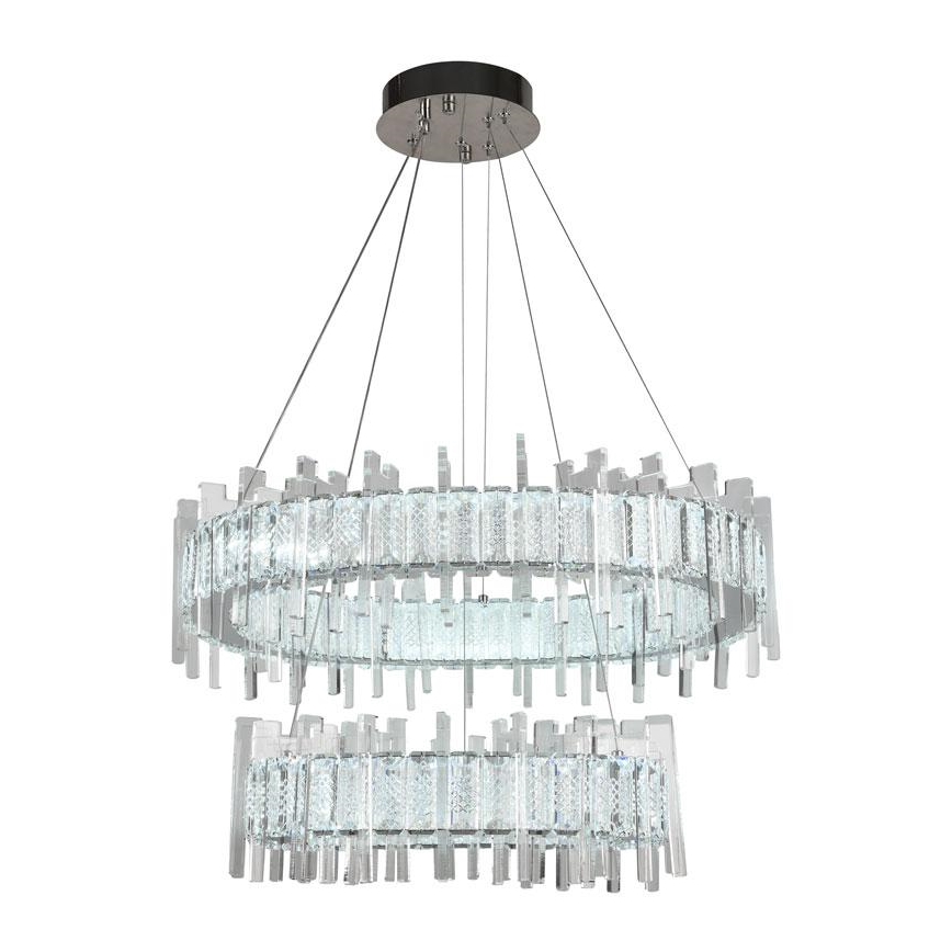 Dimmbarer LED-Kristallkronleuchter an Schnur LED/65W/230V 3000-6500K + Fernbedienung