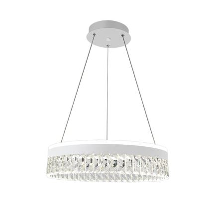 Dimmbarer LED-Kristall-Kronleuchter an Schnur an Schnur LED/90W/230V 3000-6500K weiß + Fernbedienung