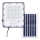 Dimmbarer LED-Outdoor-Solarstrahler LED/100W/3,2V 4500K IP65 schwarz + Fernbedienung