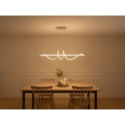 Dimmbarer LED-Pendelleuchter an Kabel LED/50W/230V 3000-6500K 100 cm + Fernbedienung