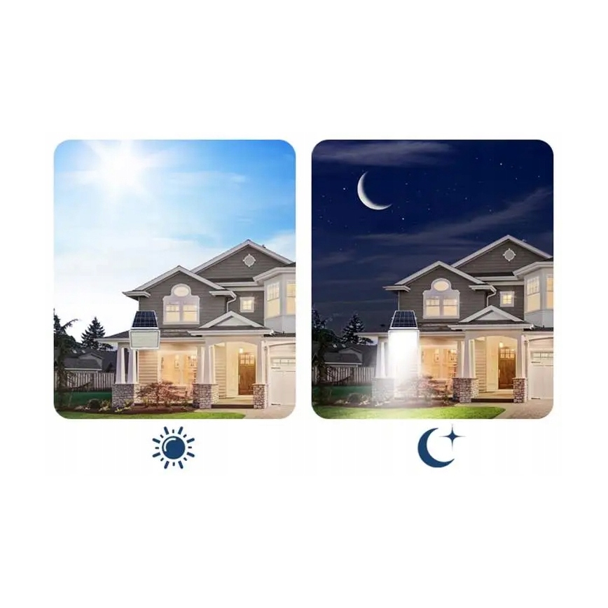 Dimmbarer LED-Solarstrahler LED/100W/3,2V 5000K 10500 mAh IP65 schwarz + Fernbedienung