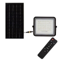 Dimmbarer LED-Solarstrahler für den Außenbereich LED/10W/3,2V IP65 6400K schwarz + Fernbedienung