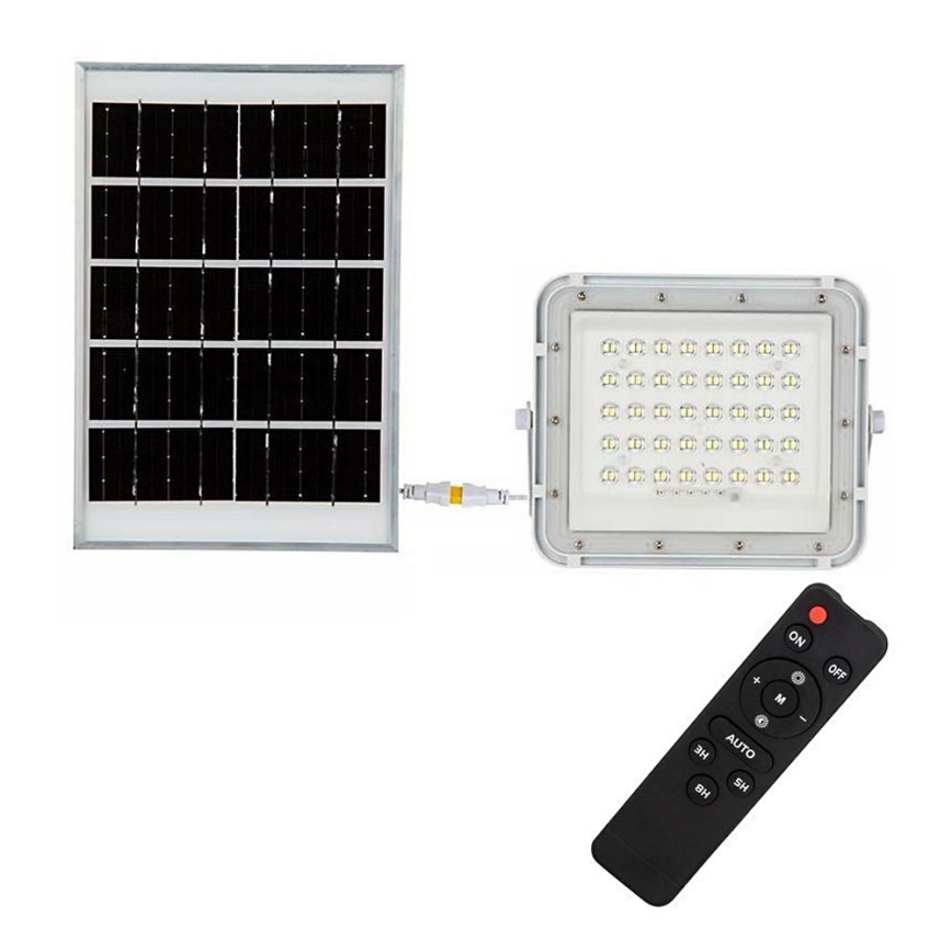 Dimmbarer LED-Solarstrahler für den Außenbereich LED/6W/3,2V IP65 4000K weiß + Fernbedienung