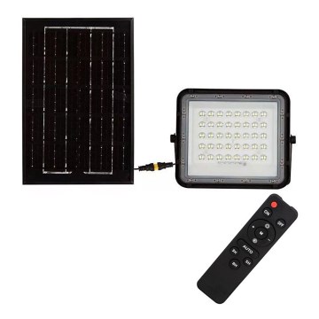 Dimmbarer LED-Solarstrahler für den Außenbereich LED/6W/3,2V IP65 6400K schwarz + Fernbedienung