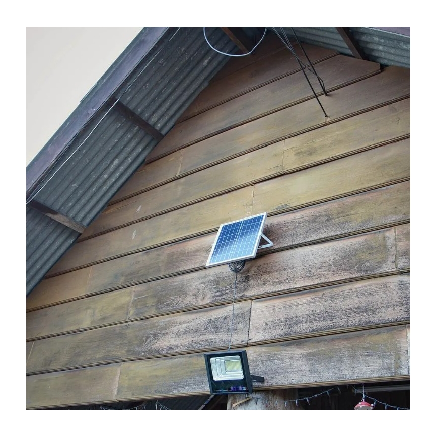 Dimmbarer LED-Solarstrahler LED/20W/6,4V 4000K IP65 10000 mAh + Fernbedienung
