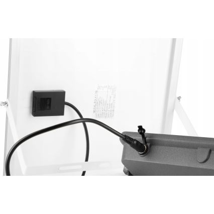 Dimmbarer LED-Solarscheinwerfer LED/50W/3,2V 5000K 6000 mAh IP65 schwarz + Fernbedienung