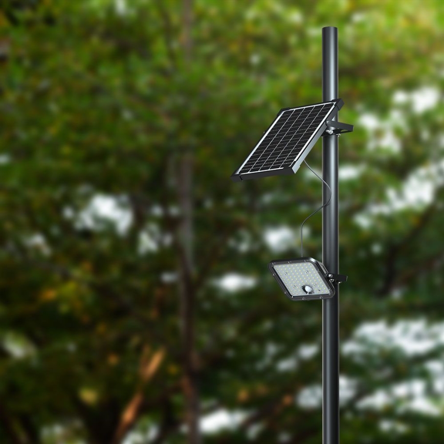 Dimmbarer LED-Solarstrahler mit Sensor LED/10W/3,7V 4000/6000K IP65 + Fernbedienung