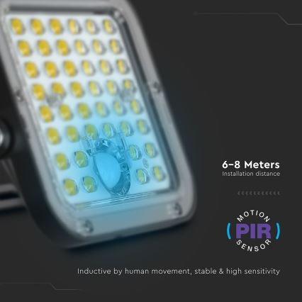 Dimmbarer LED-Solarstrahler mit Sensor LED/10W/3,7V 4000/6000K IP65 + Fernbedienung