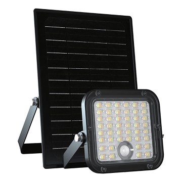 Dimmbarer LED-Solarstrahler mit Sensor LED/10W/3,7V 4000/6000K IP65 + Fernbedienung