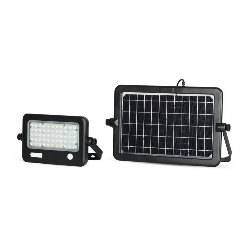 Dimmbarer LED-Solarstrahler mit Sensor LED/10W/3,7V 4000K IP65 7200 mAh + USB-Anschluss