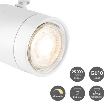 Dimmbarer LED-Strahler MANU 1xGU10/5,8W/230V weiß