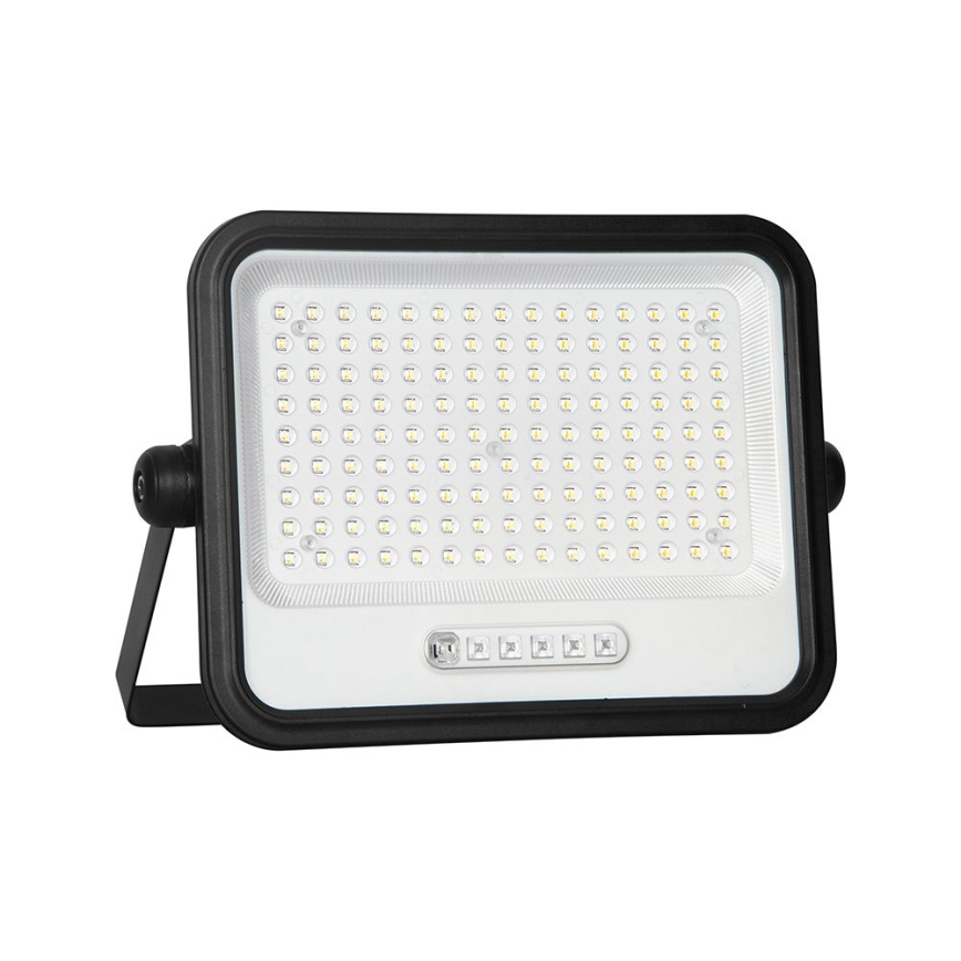 Dimmbarer LED-Solar-Flutlichtstrahler LED/300W/3,2V 2000-8000K IP65 15000 mAh schwarz + Fernbedienung