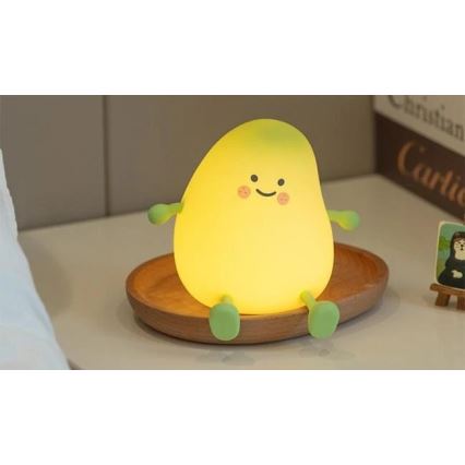 Dimmbares aufladbares LED-Nachtlicht für Kinder LED/1W/5V 3000K 800 mAh Mango