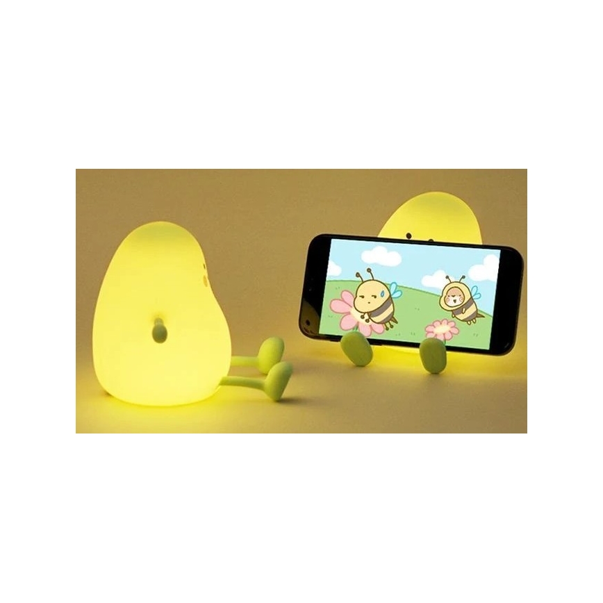 Dimmbares aufladbares LED-Nachtlicht für Kinder LED/1W/5V 3000K 800 mAh Mango