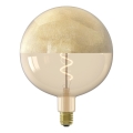 Dimmbares LED-Filament-Leuchtmittel G200 mit goldener Kappe E27/4W/230V 1800K CRI 90