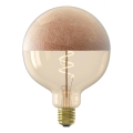 Dimmbares LED-Filament-Leuchtmittel mit kupferfarbener Kappe G125 E27/4W/230V 1800K CRI 90