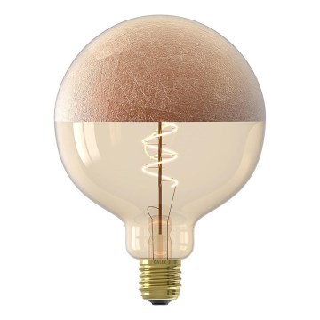 Dimmbares LED-Filament-Leuchtmittel mit kupferfarbener Kappe G125 E27/4W/230V 1800K CRI 90