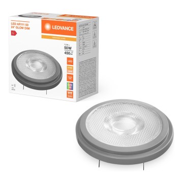 Dimmbares LED-Leuchtmittel AR111 G53/7,2W/12V 1800-2700K 24° CRI 90 - Ledvance