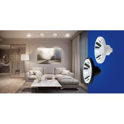 Dimmbares LED-Leuchtmittel AR111 GU10/10W/230V 3000-6500K Wi-Fi Tuya 30° weiß