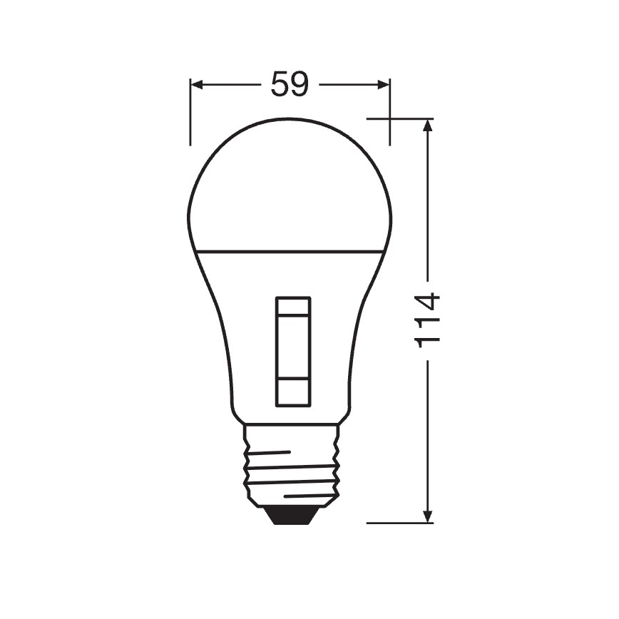 Dimmbares LED-Leuchtmittel CLASSIC A60 E27/13W/230V 2700/3000/4000/6500K - Osram