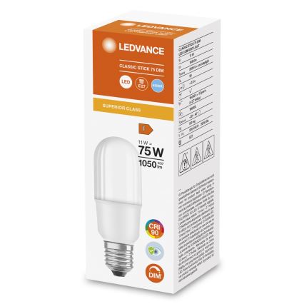 Dimmbares LED-Leuchtmittel E27/11W/230V 6500K CRI 90 - Osram