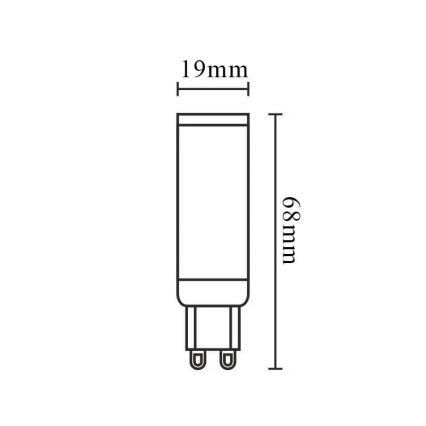 Dimmbares LED-Leuchtmittel G9/6W/230V 4000K