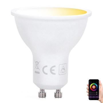 Dimmbares LED-Leuchtmittel GU10/5W/230V 3000-6500K Wi-Fi - Aigostar
