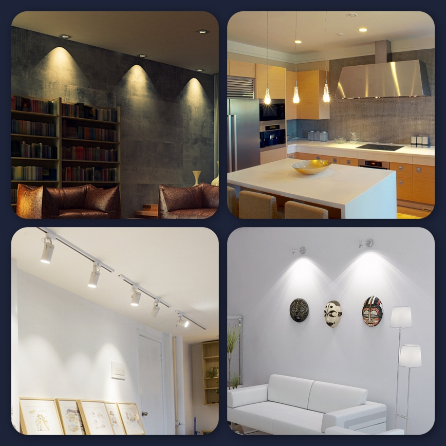 Dimmbares LED-Leuchtmittel GU10/5W/230V 3000-6500K Wi-Fi - Aigostar