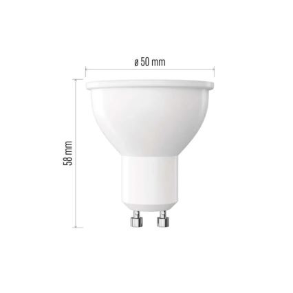 Dimmbares LED-Leuchtmittel MR16 GU10, 7W, 230V, 3000K
