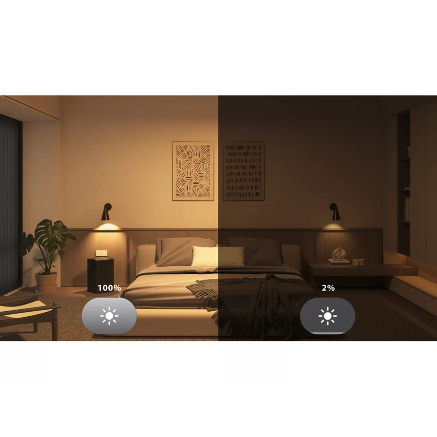 Dimmbares LED-Leuchtmittel Philips Hue White And Color Ambiance Essential GU10/4,7W/230V 2200-6500K