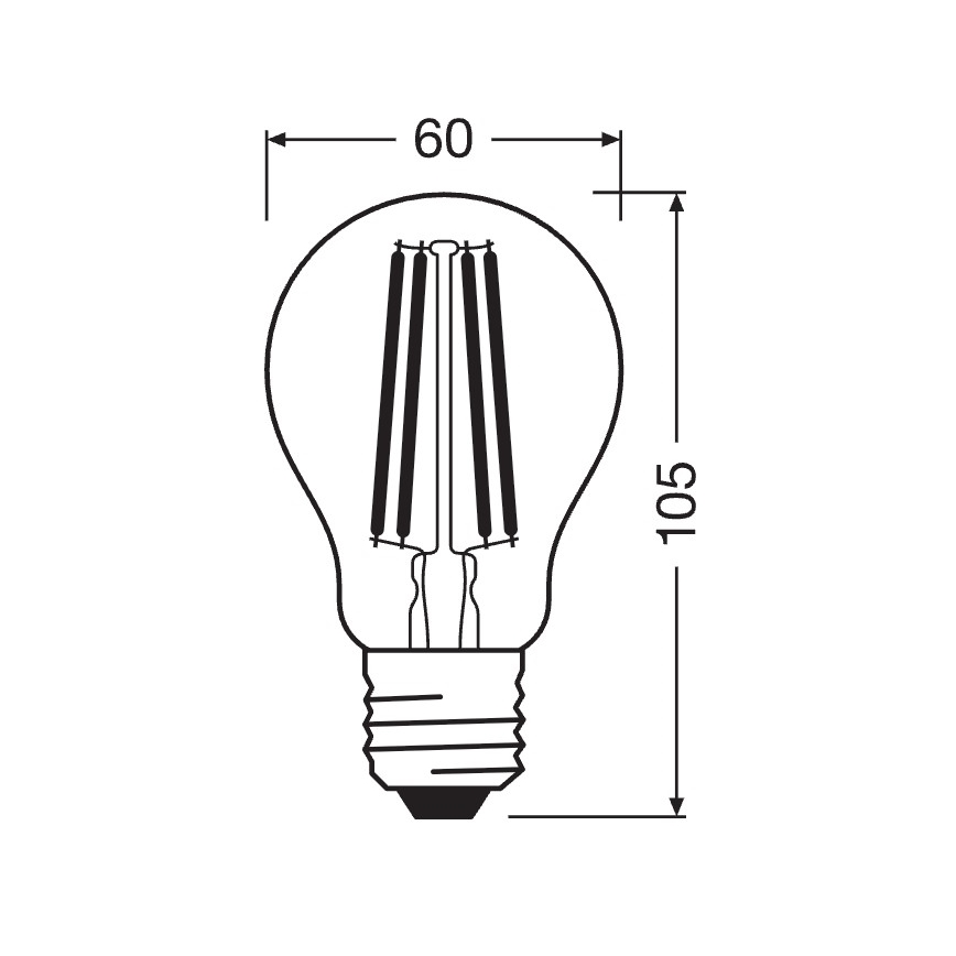 Dimmbares LED-Leuchtmittel SUPERSTAR VINTAGE E27/11W/230V 4000K - Osram
