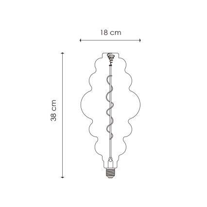 Dimmbares LED-Leuchtmittel VINTAGE EDISON E27/4W/230V 3000K CRI 90