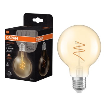 Dimmbares LED-Leuchtmittel VINTAGE FILAMENT E27/4,9W/230V 2200K CRI 90 - Osram
