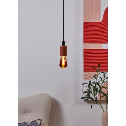 Dimmbares LED-Leuchtmittel VINTAGE ST48 E27/4W/230V 2000K rot - Eglo 110199