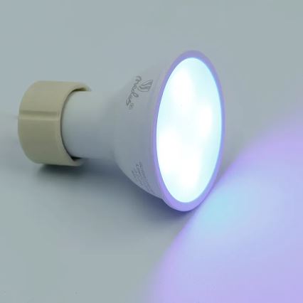 Dimmbares LED-RGBW-Leuchtmittel GU10/4,5W/230V 2700-6500K Wi-Fi Tuya