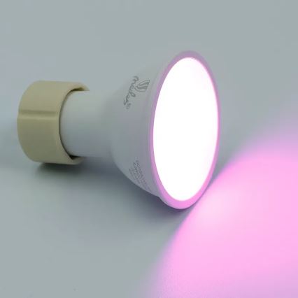 Dimmbares LED-RGBW-Leuchtmittel GU10/4,5W/230V 2700-6500K Wi-Fi Tuya