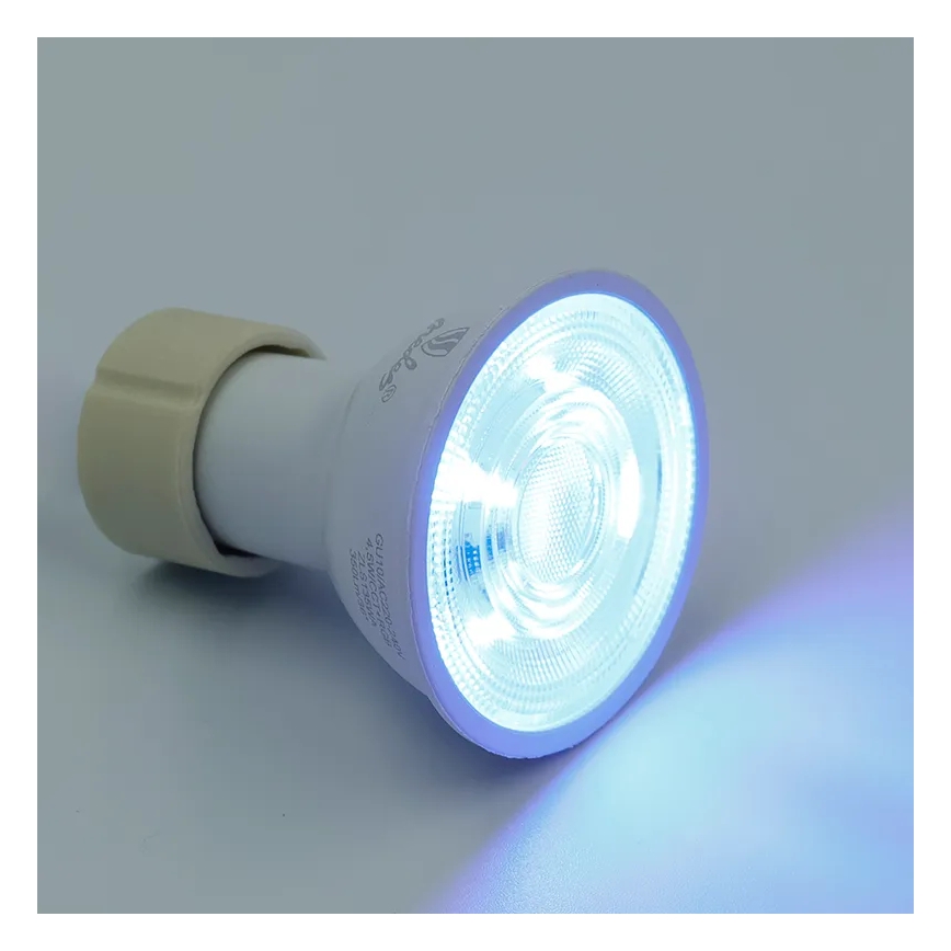 Dimmbares LED-RGBW-Leuchtmittel GU10/4,5W/230V 2700-6500K Wi-Fi Tuya