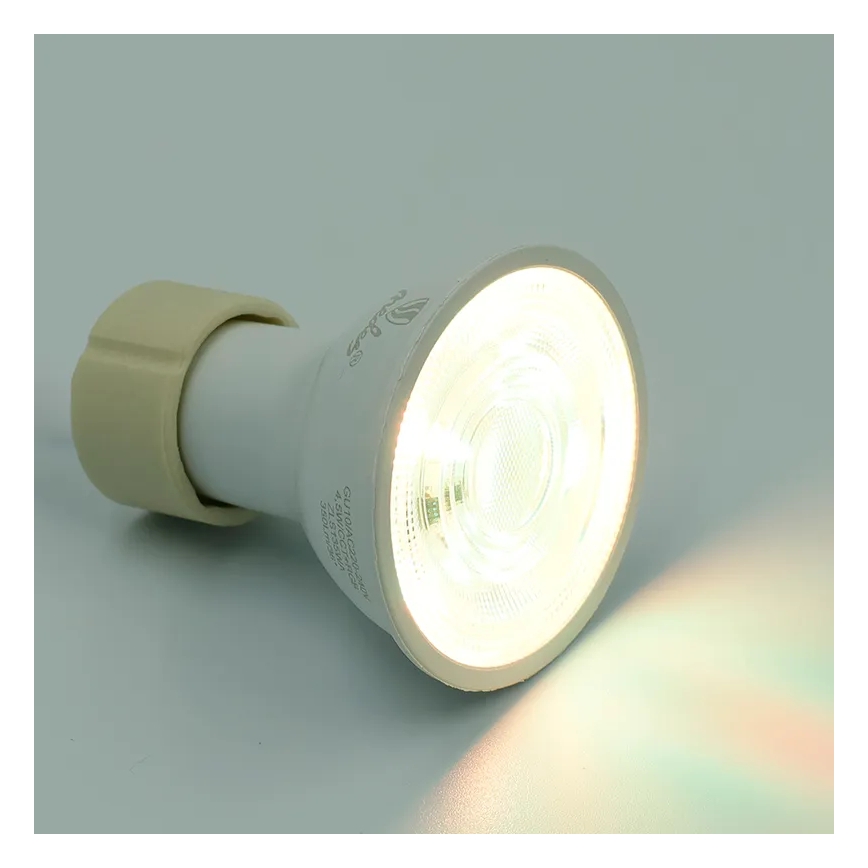 Dimmbares LED-RGBW-Leuchtmittel GU10/4,5W/230V 2700-6500K Wi-Fi Tuya