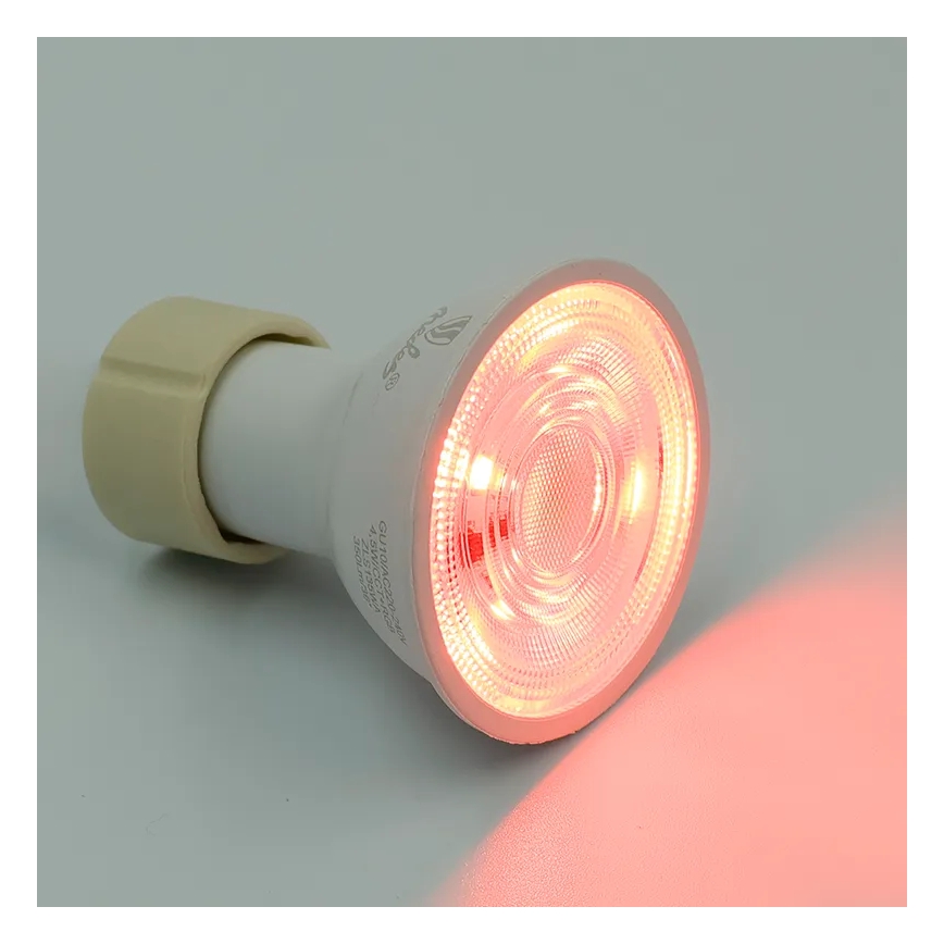 Dimmbares LED-RGBW-Leuchtmittel GU10/4,5W/230V 2700-6500K Wi-Fi Tuya