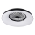 Dimmbares RGBW-LED-Deckenlicht mit Ventilator PLAVE PAN LED/48W/230V 3000-6500K Ø 60 cm schwarz + Fernbedienung