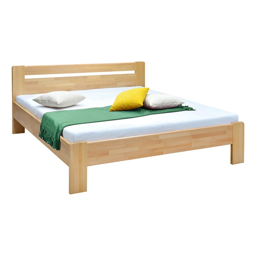 Doppelbett aus Massivholz AMARA 180x200 cm Buche