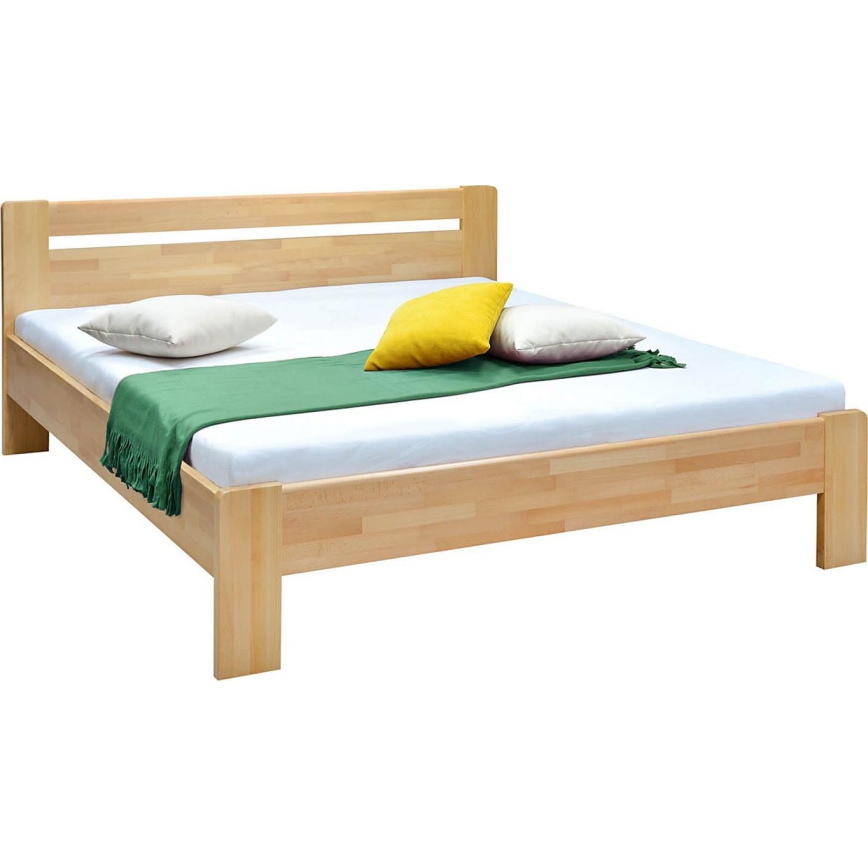 Doppelbett aus Massivholz AMARA 180x200 cm Buche