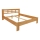 Doppelbett aus Massivholz ANGELA 180x200 cm helles Nuss
