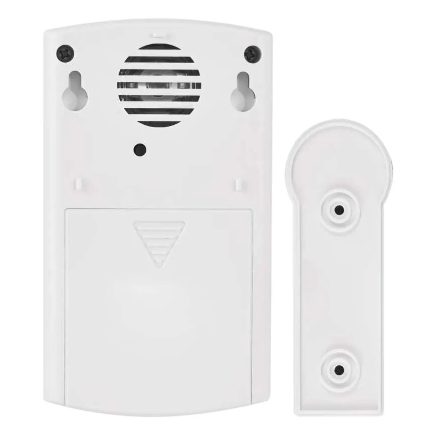 Drahtlose Türklingel 3xAA IP44 weiß/silbern