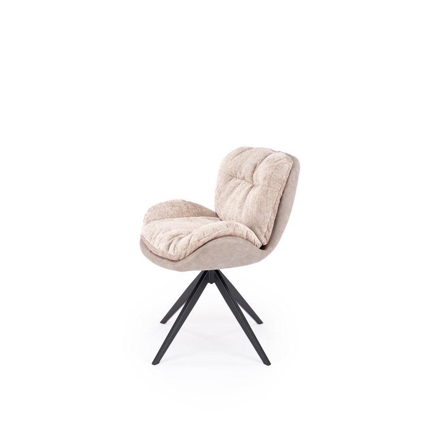 Drehbarer Essstuhl VIDA 1 Stk. beige