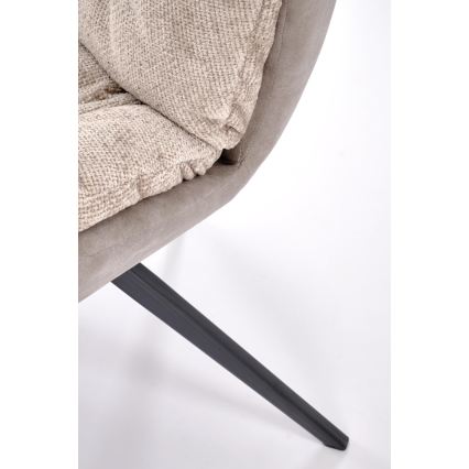 Drehbarer Essstuhl VIDA 1 Stk. beige